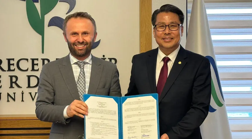 RTEÜ ile Güney Kore üniversitesi arasında iş birliği