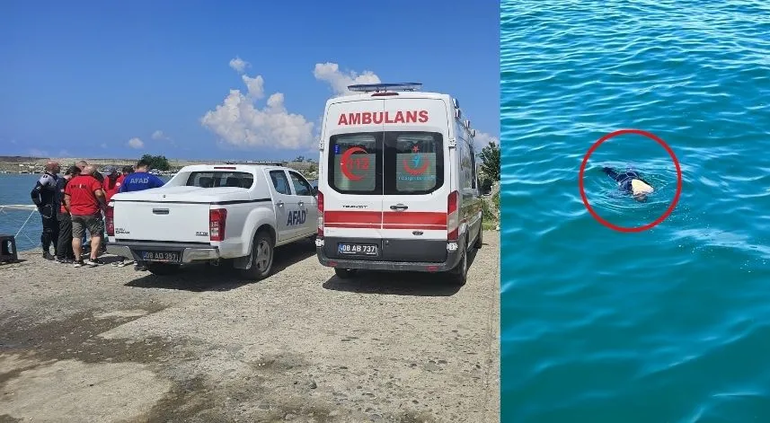 Artvin açıklarında denizde dalgıç kıyafetli bir ceset bulundu