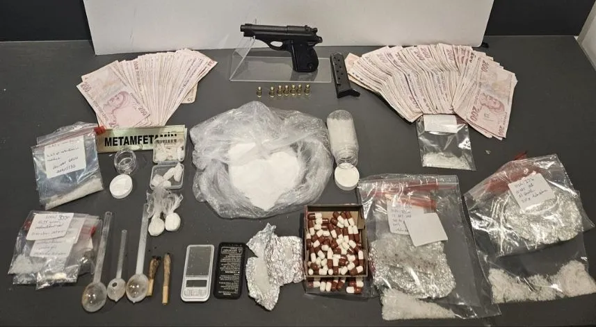 Samsun'da uyuşturucu operasyonunda 4 şüpheli yakalandı