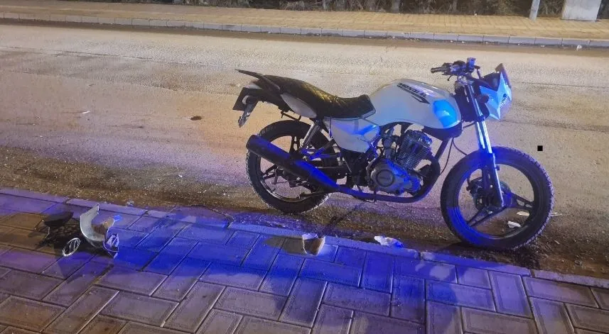 Samsun'da otomobille çarpışan motosikletin sürücüsü yaralandı