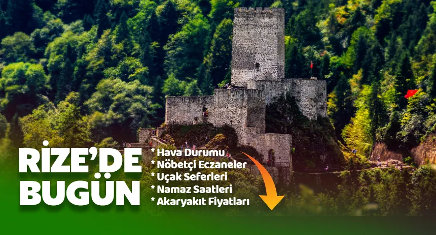 Rize'de bugün: 10 Ekim Perşembe