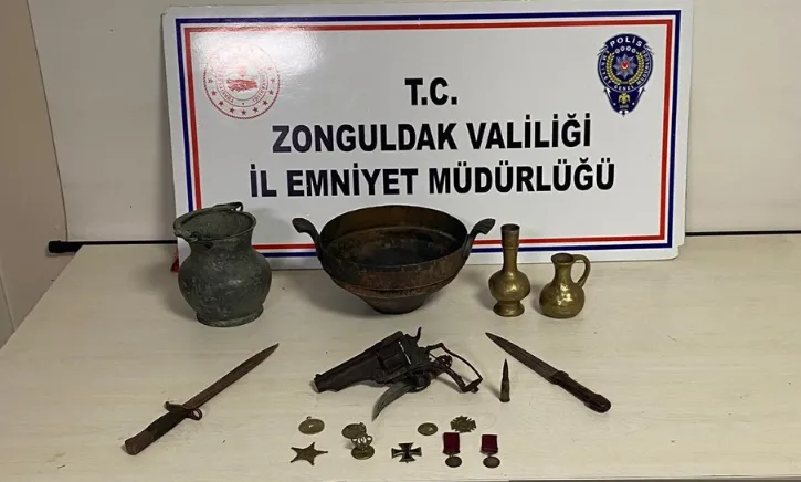 Tarihi eser operasyonunda 1 şüpheli yakalandı