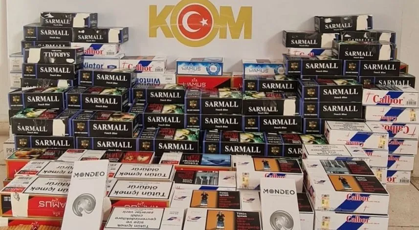 Samsun'da evinde 45 bin makaron bulunduran kişi yakalandı