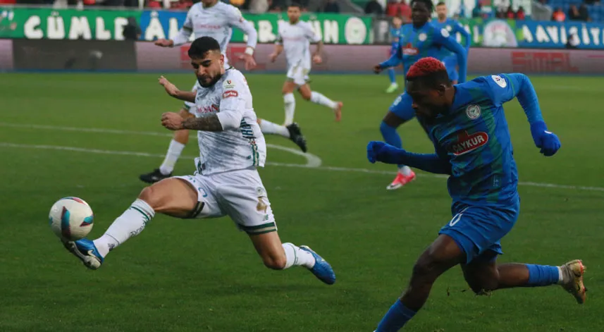 Rize'de birer golle bir puan paylaşıldı: 1-1