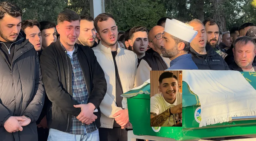 Yılbaşı gecesi bıçaklı kavgada ölmüştü: 20 yaşındaki genç son yolculuğuna uğurlandı