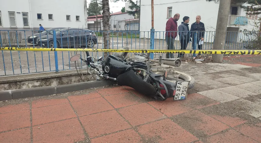 Motosiklet sürücüsü imam trafik kazasında hayatını kaybetti