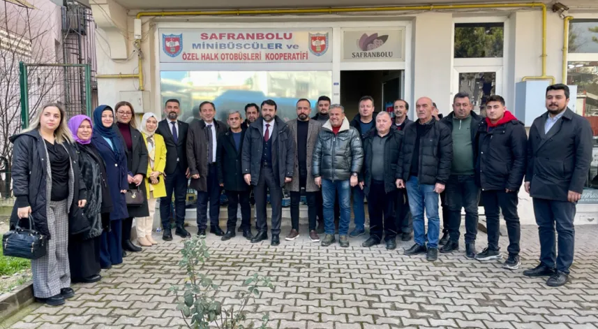 AK Parti heyetinden Safranbolu'da esnaf ziyareti