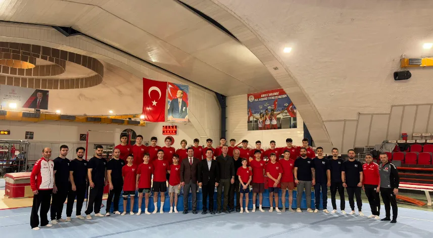 Artistik Cimnastik Genç Erkekler Milli Takım hazırlık kampı Bolu'da başladı