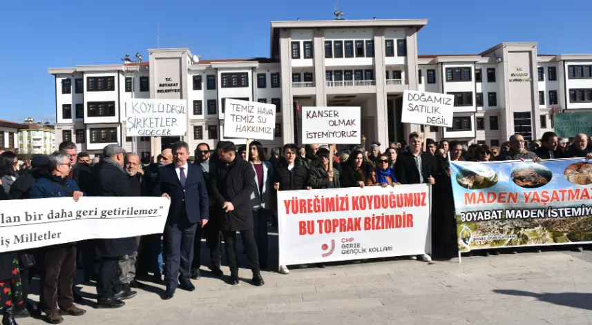 CHP Sinop Milletvekili Karadeniz'den maden sahası tepkisi