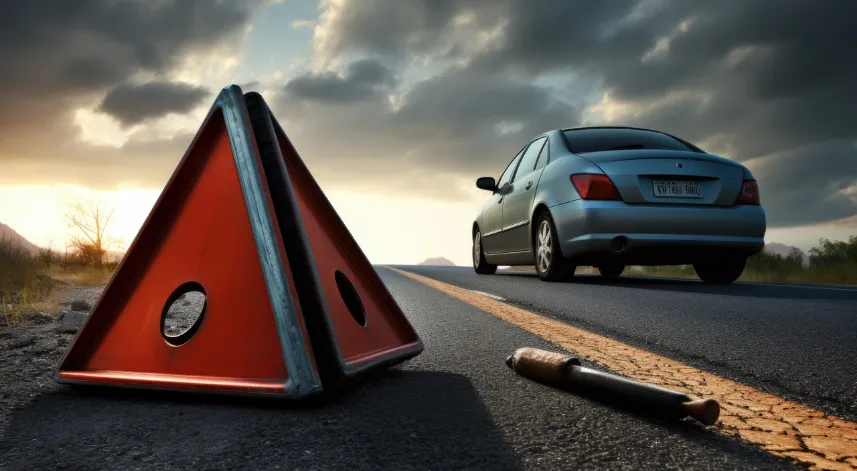 Kazanın ardından olay yerini terk etti, cezası arkasından gönderildi