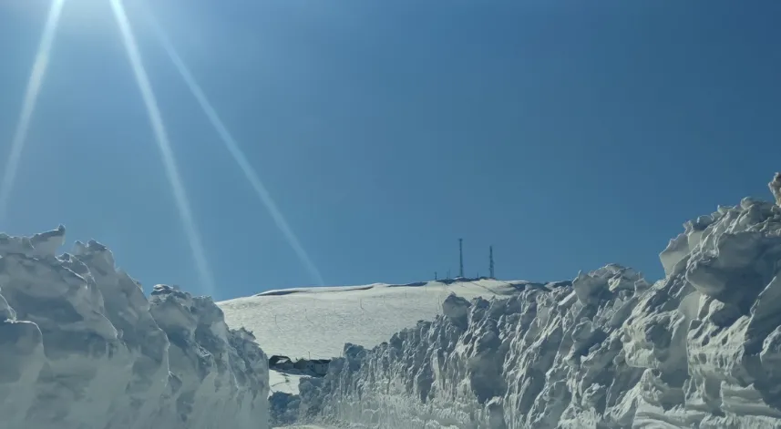 Kadırga Yaylası'nda kış ortasında yaz havası