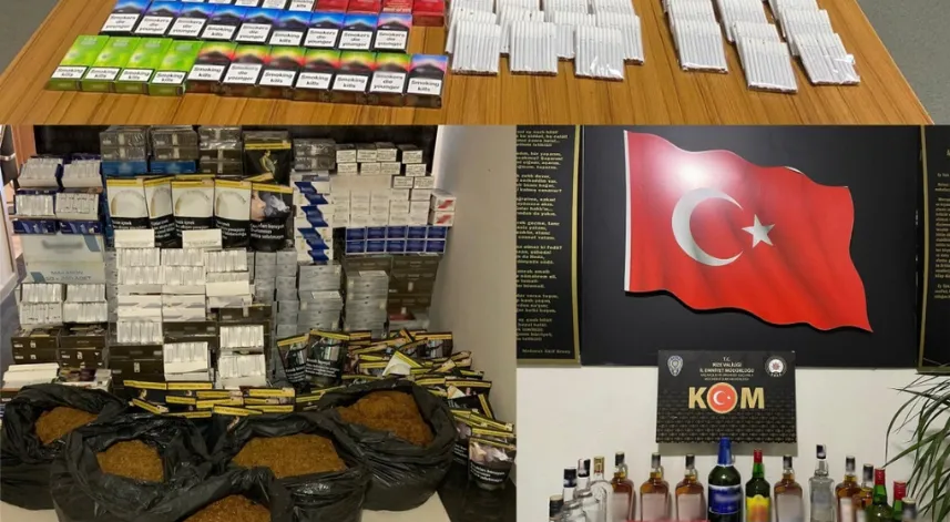 Rize'deki Kaçakçılık Operasyonda 14 Şüpheli Gözaltına Alındı