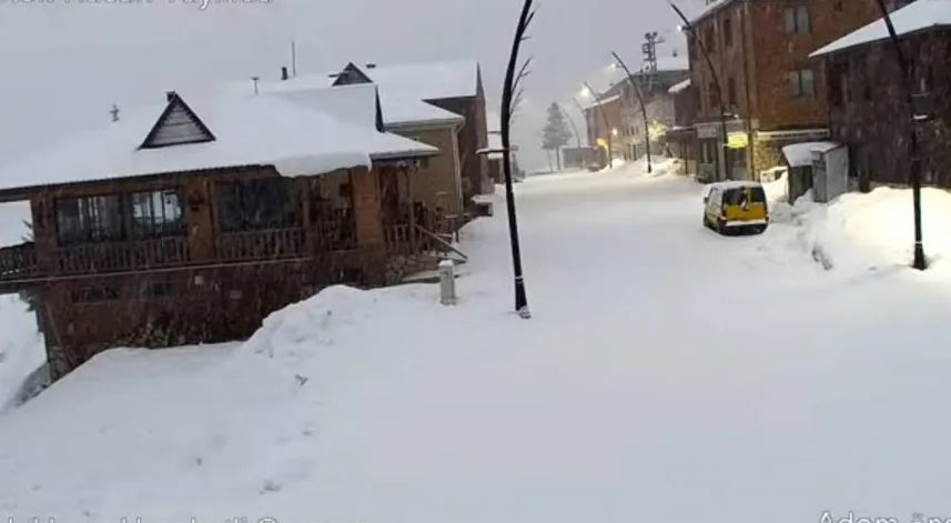 Giresun'un yüksek kesimlerinde kar etkili oldu