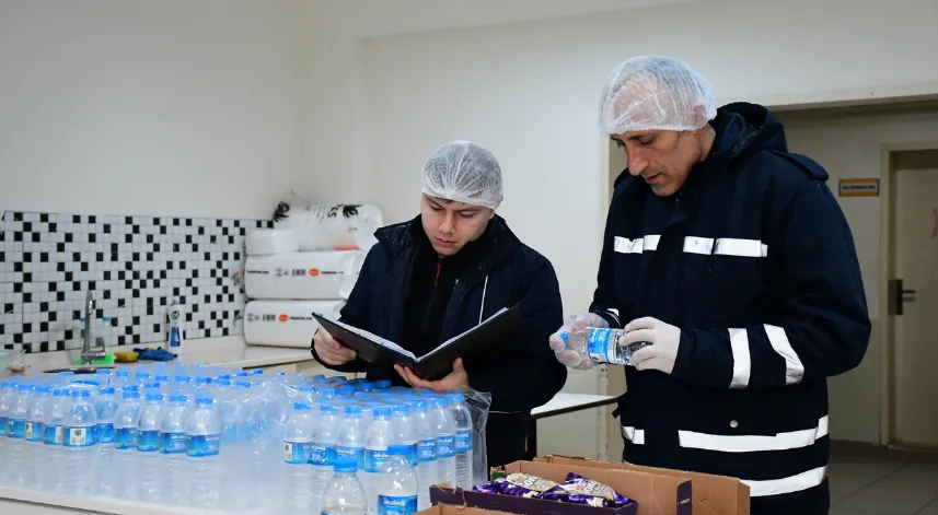 Terme zabıtası okul kantinlerini denetledi