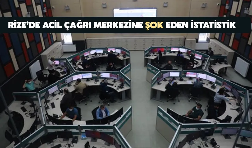 Rize’de Çağrıların Yüzde 66’sı Asılsız!