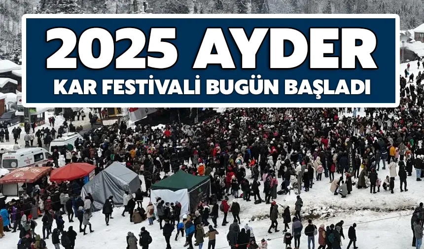 2025 Ayder Kar Festivali Bugün Başladı