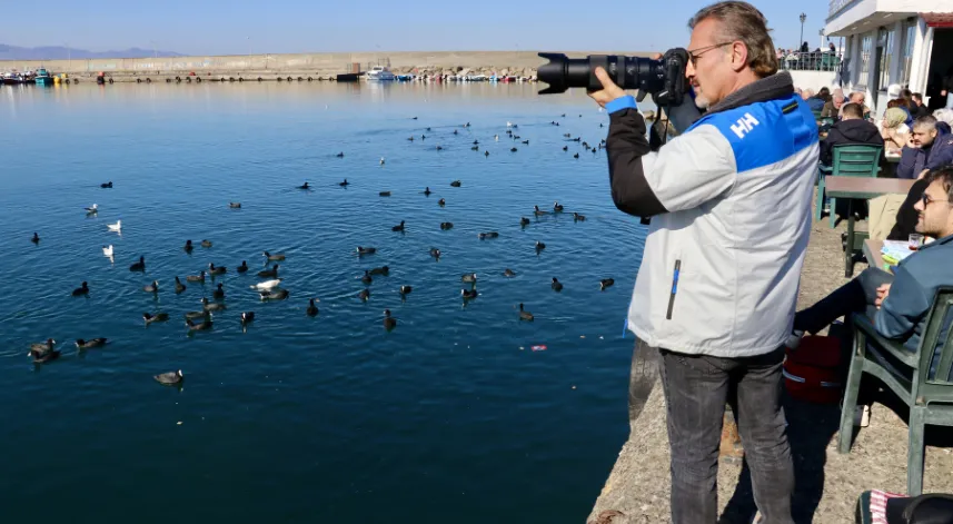Türkçe öğretmeninin kuş fotoğrafı tutkusu