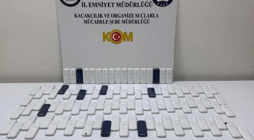 Samsun'da kaçak cep telefonu operasyonunda 1 şüpheli yakalandı