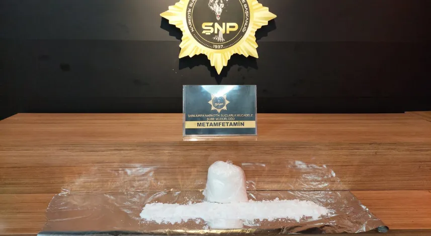 Şanlıurfa’da 1,5 kilo uyuşturucu ele geçirildi