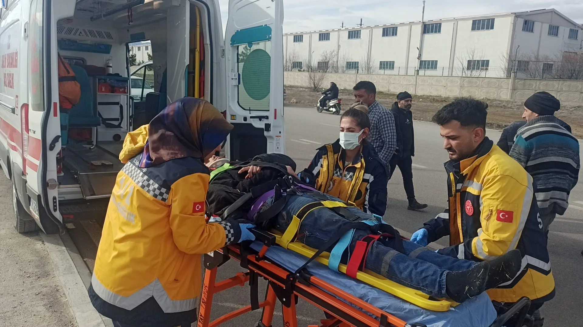 Konya'da otomobil takla attı: 1 yaralı