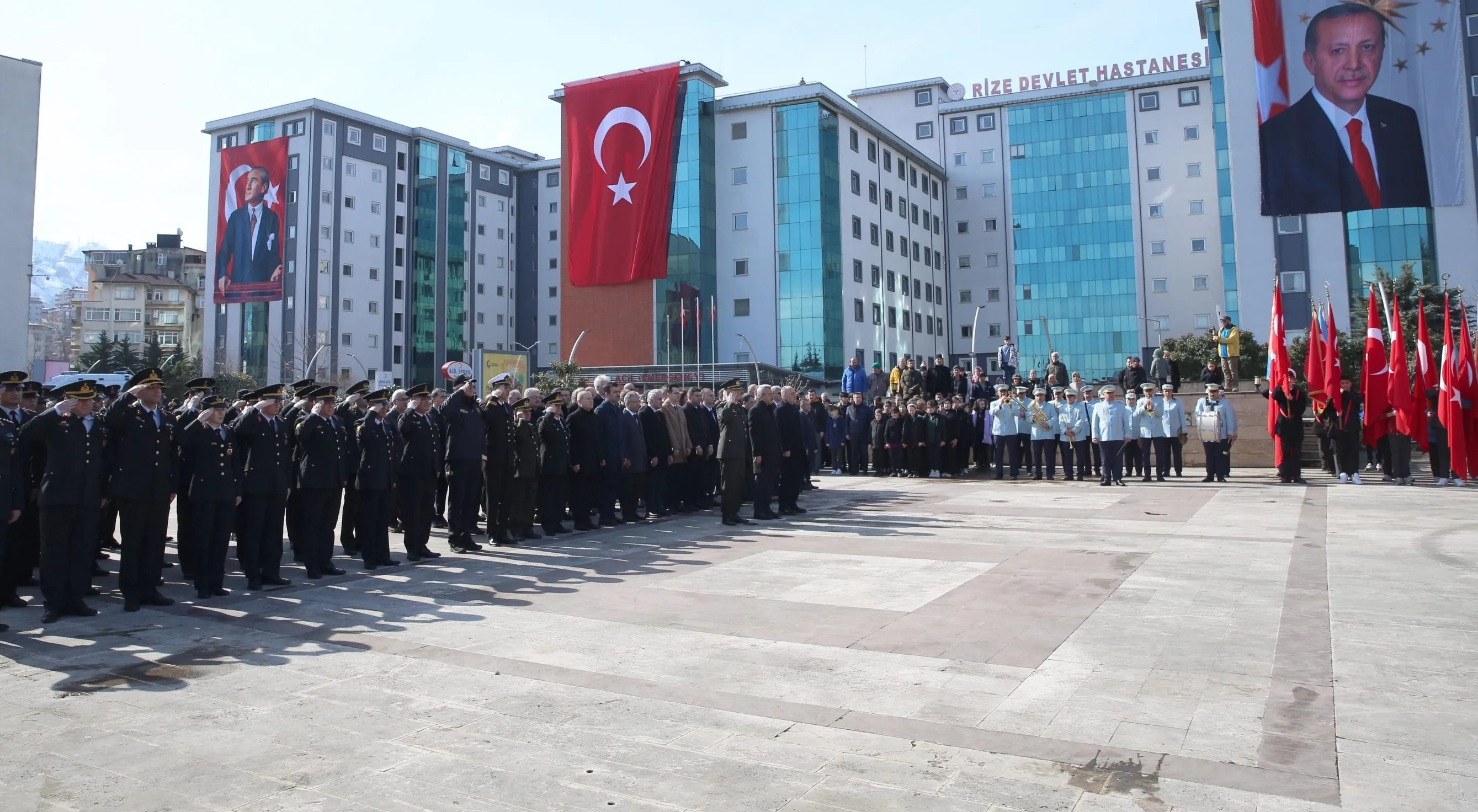 Rize'nin düşman işgalinden kurtuluşunun 107'nci yıl dönümü kutlandı