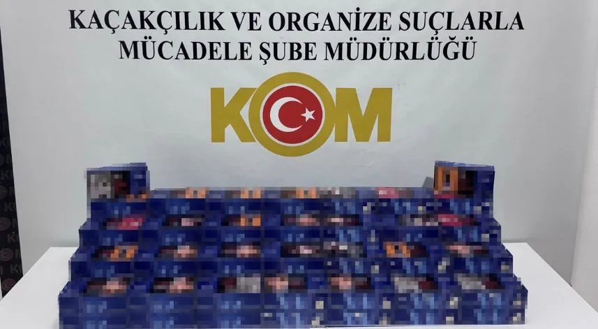 Samsun’da 20 bin adet kaçak makaron ele geçirildi