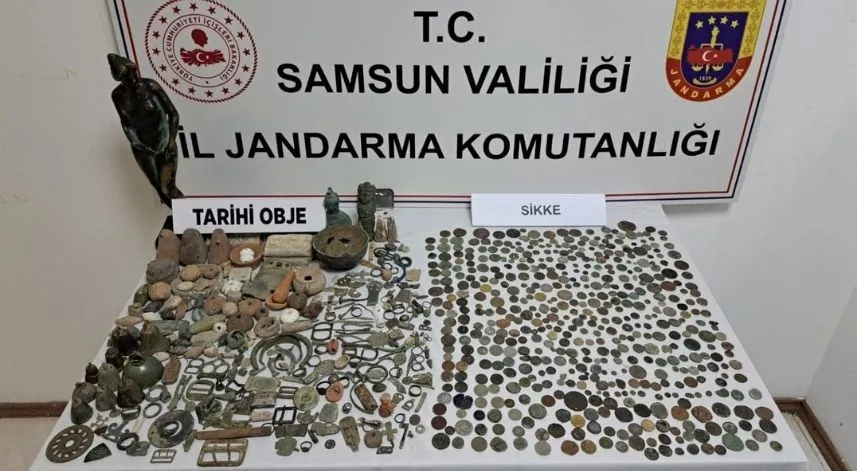 Tarihi eser kaçakçılığı operasyonunda 3 kişi yakalandı