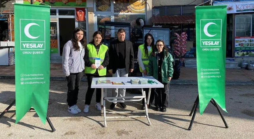 Ordu'da Yeşilay Haftası çeşitli etkinliklerle kutlandı