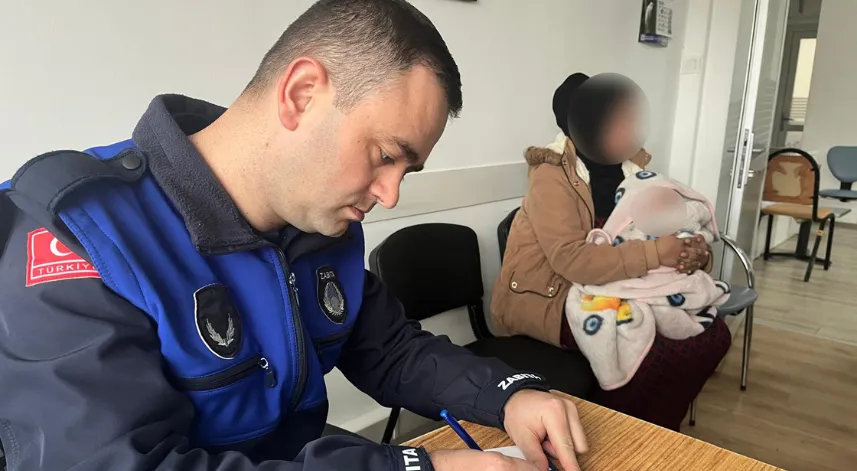 Bafra'da dilenci operasyonunda 17 kişi yakalandı