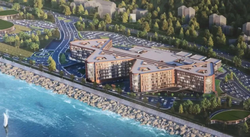 Rize Şehir Hastanesi projesinde çalışmalar devam ediyor