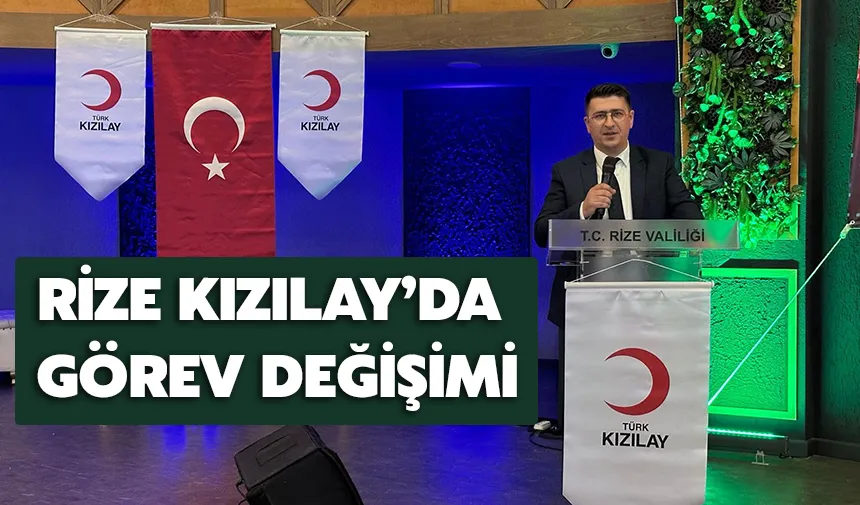 Rize Kızılay’da Görev Değişimi: Bahattin Karali, Görevi Ayhan Mandev’e Devretti
