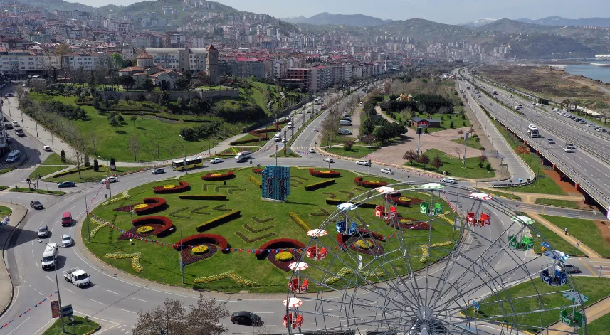Trabzon ilkbaharın gelmesiyle renklendi