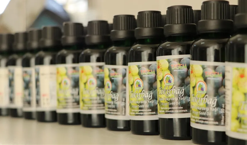 Üzüm çekirdekleri ekonomiye kazandırılıyor