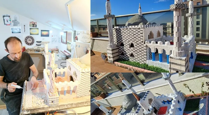 Rizeli esnafın minyatürler çalışmalarıyla ilgi çekiyor