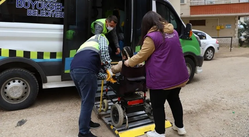 Ordu'da hizmet veren engelsiz taksi 7 bin 43 defa kullanıldı