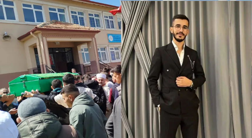  Feci kazada hayatını kaybeden genç imam son yolculuğuna uğurlandı