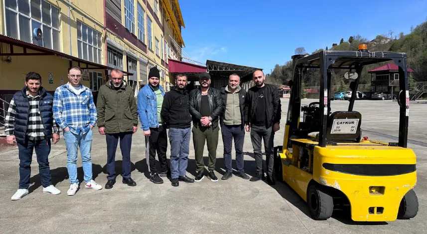 Rize Ticaret Borsası'ndan Forklift Eğitimleri Başladı