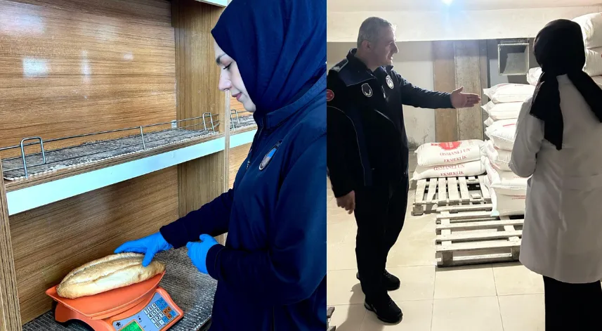 Rize’de fırınlara denetim