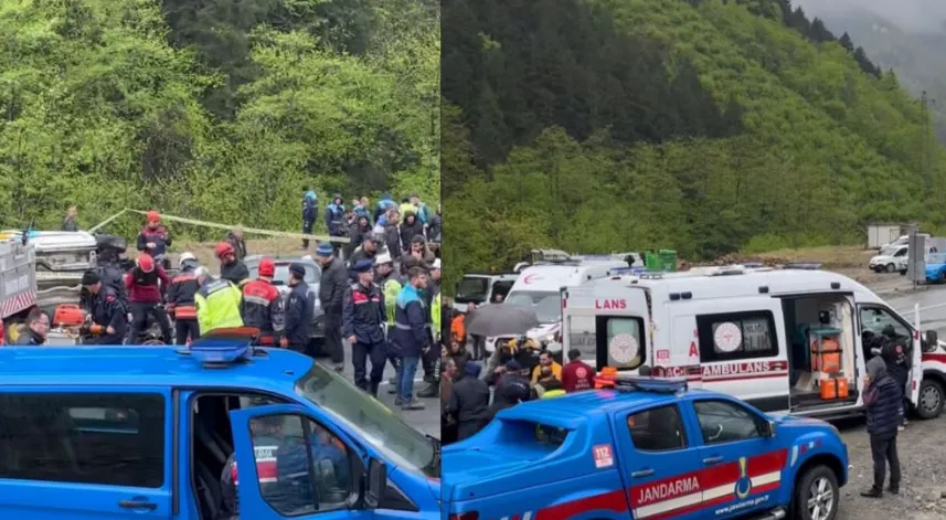 Otomobil ile hafif ticari araç çarpıştı: 7 yaralı