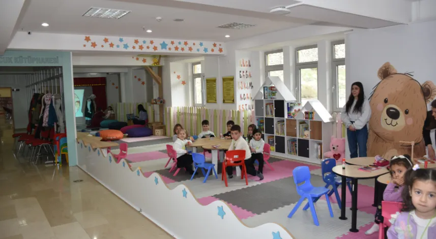 Gümüşhane'de masal atölyesi açıldı