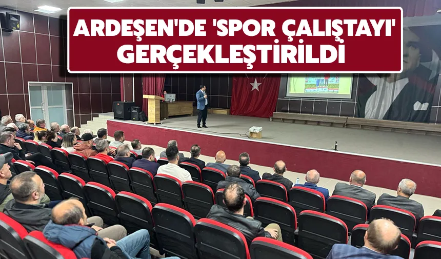 Ardeşen'de sportif faaliyetler tek bir çatı altında toplanacak