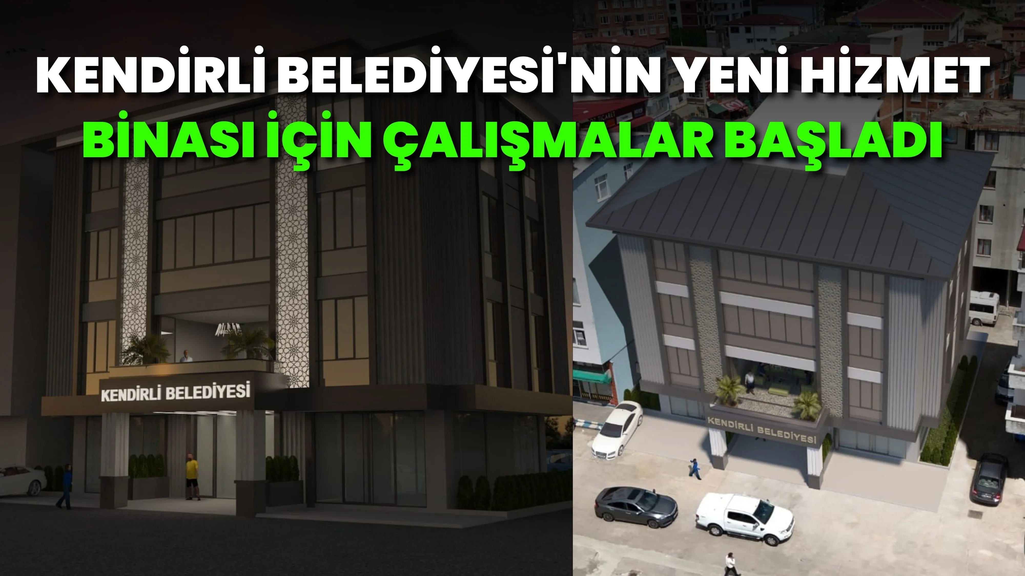 Kendirli Belediyesi'nin yeni hizmet binası için çalışmalar başladı