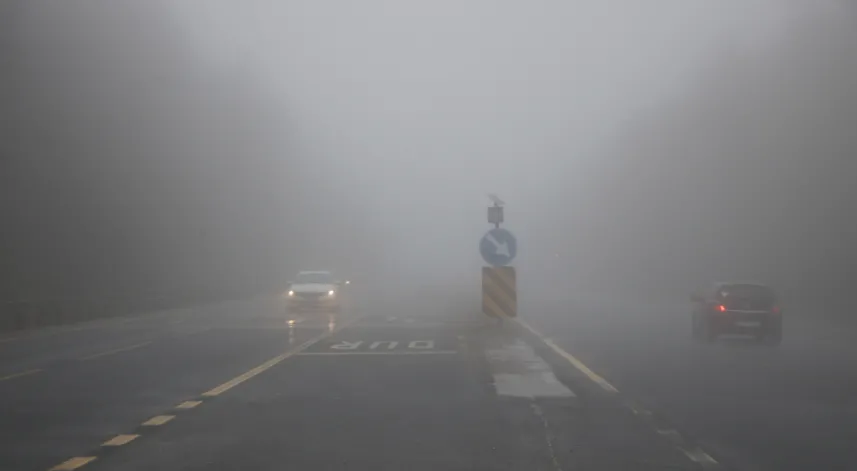 Bolu Dağı’nda yoğun sis 