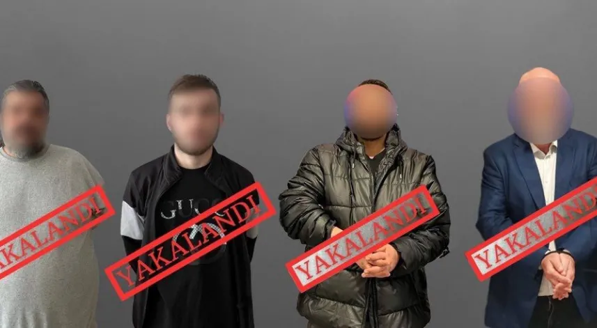 Kırmızı bültenle aranan 4 şahıs yakalanarak Türkiye’ye iade edildi