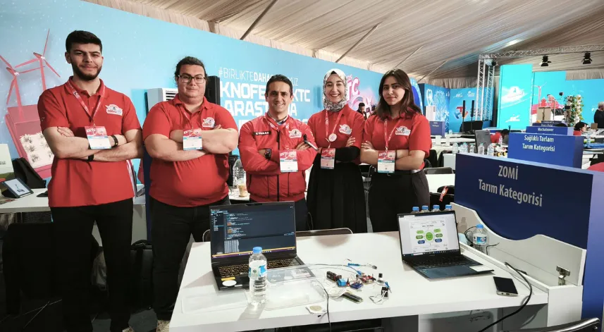 OMÜ Rektörü Aydın, TEKNOFEST Kıbrıs’ta katıldı