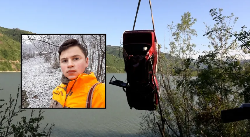 Baraj gölüne uçan otomobilin sürücüsü Emirhan, yaşamını yitirdi