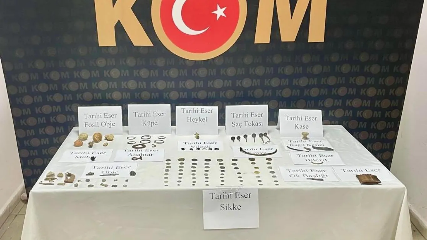 Karabük’te tarihi eser operasyonu