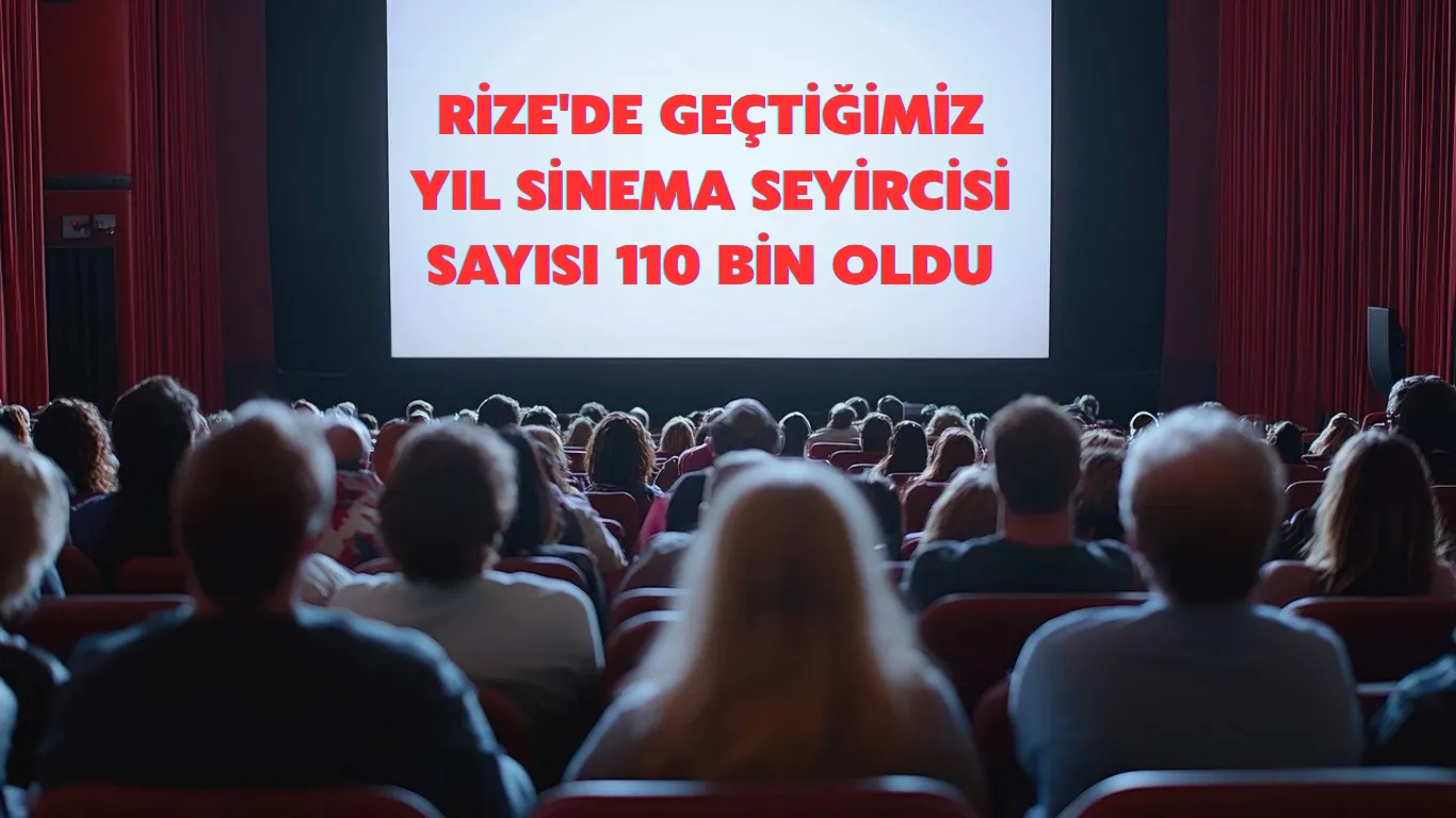 Rize'de geçtiğimiz yıl sinema seyircisi sayısı 110 bin oldu