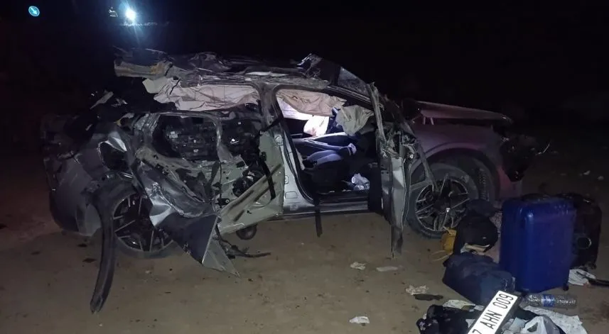 Otomobil uçuruma yuvarlandı: 4 yaralı