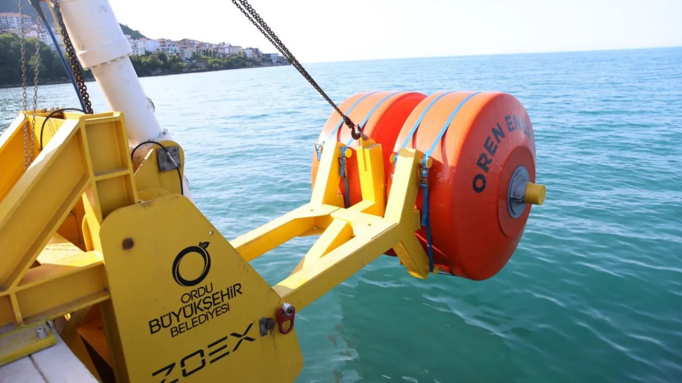 Ordu’da dalgalardan enerji üretiliyor